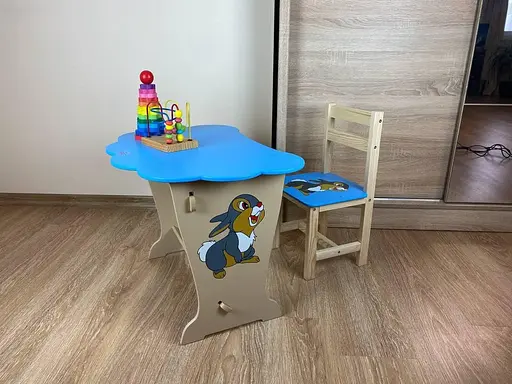 Дитячий письмовий столик та стільчик кришка Хмарка - фото 3