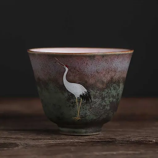 Пиала Журавли Ю Лан 70 мл - фото 2