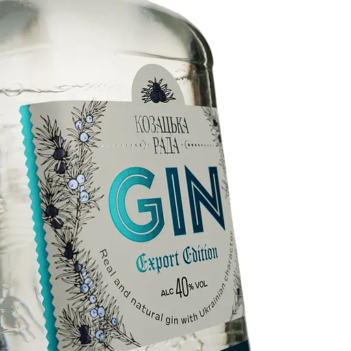 Джин Козацька Рада Export Edition 40% 2.1 л (3 шт. х 0.7 л) - фото 4