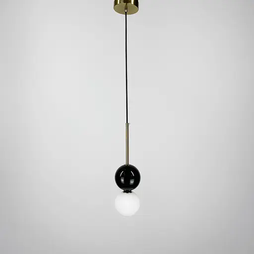 Світильник DALT із чорним мармуром в стилі Арт-деко Line.F SC 5/1 BK - фото 1