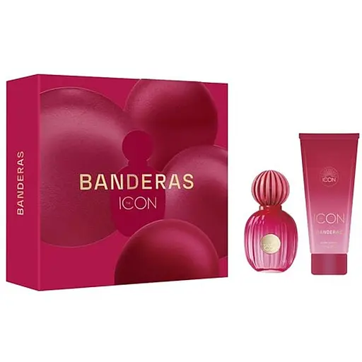 Набор для женщин Banderas The Icon: Парфюмированная вода 50 мл + Парфюмированный лосьон для тела 75 мл