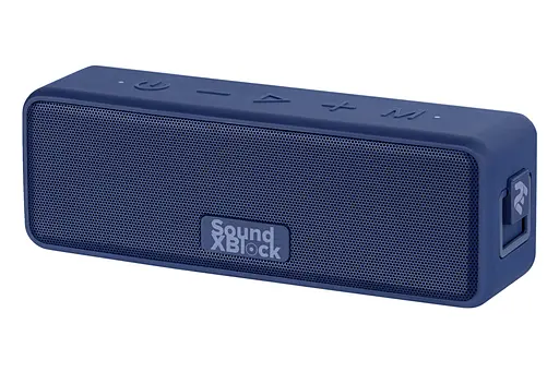 Акустическая система 2E SoundXBlock TWS, MP3, Wireless, Waterproof Blue - фото 2