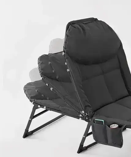 Складане туристичне ліжко TRIZAND 25380 200×65×30 см з матрацом навантаження 150 кг - фото 4