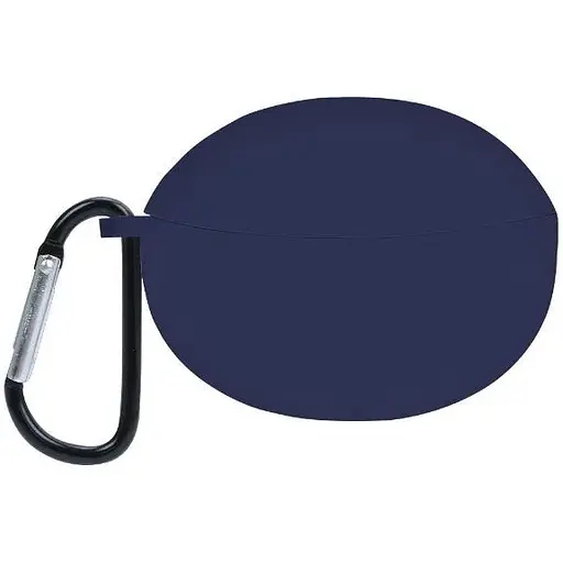 Чохол-накладка DK Silicone Candy Friendly із карабіном для Oppo Enco Air 2 Pro (dark blue)
