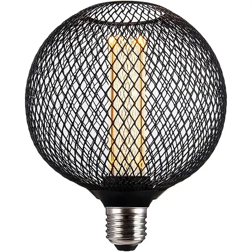 Декоративна лампочка HICE - з регульованою яскравістю, цоколь E26 - кулька в металевій клітці