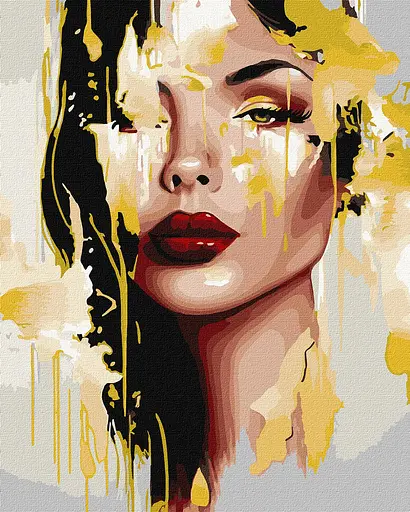 Набір для розпису по номерах Неземна краса з фарбами металік extra, 40x50 см, КНО8313