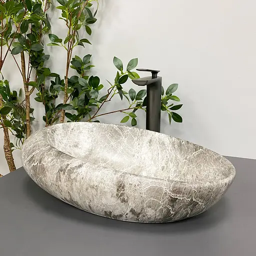 Умивальник VBI Vicenza monn matt накладний VBI-014801, Сірий - фото 4