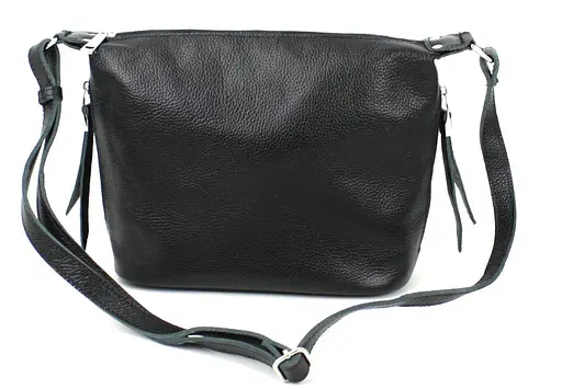 Кожаная сумка на плечо женская Borsacomoda 8х22х26 см sum0014266 - фото 2