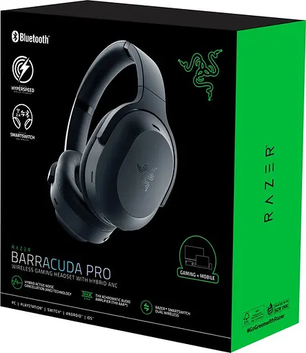 Навушники бездротова гарнітура з мікрофоном Razer Barracuda Pro (RZ04-03780100-R3M1) - фото 8