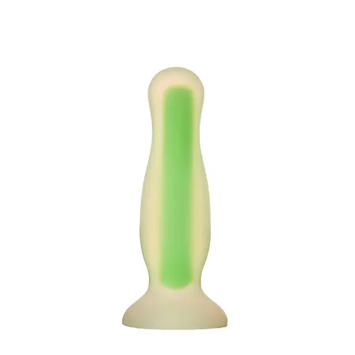 Анальна пробка Radiant Glow In The Dark Small 11 см (зелений)
