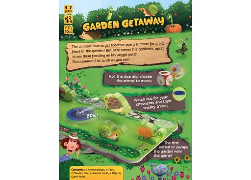 Настольная игра Gigamic Отдых в саду (Garden Getaway) (ВР_ВВС) - фото 3