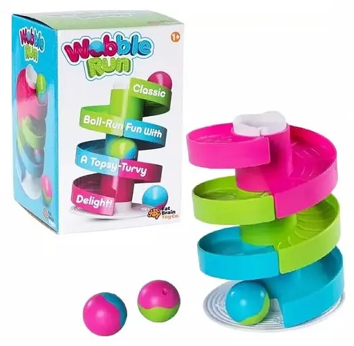 Развивающая игрушка Dimple Трек-балансир для шариков Fat Brain Toys Wobble Run F273ML - фото 2