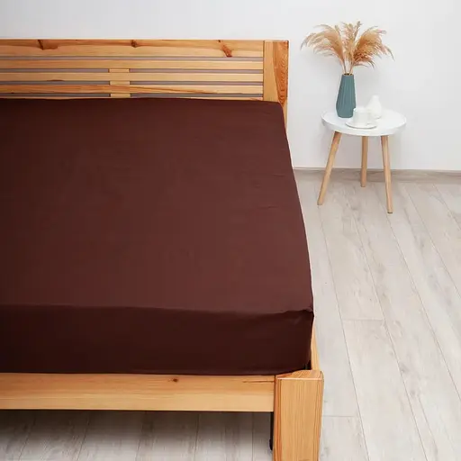 Простыня ТЕП Вдохновение с резинкой Шоколад, 90 x 200 (2-04020_27812) - фото 3