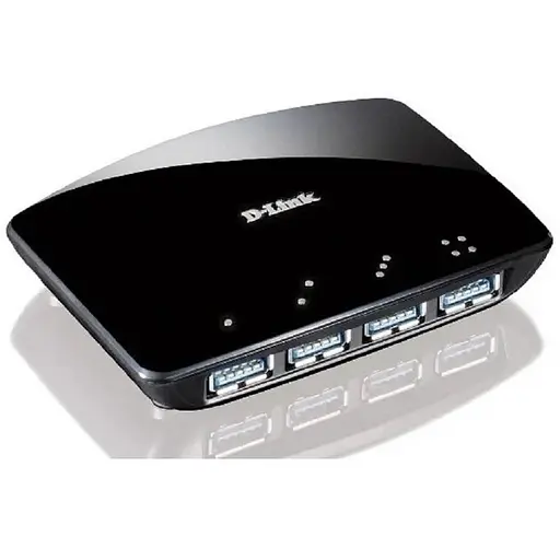 Мультипортовий адаптер D-Link 4-port Superspeed USB3.0 Hub DUB-1340