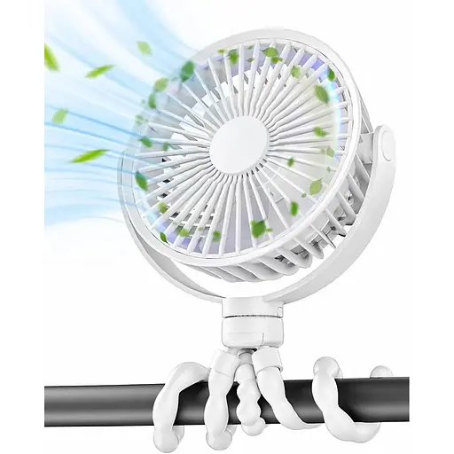 Портативный вентилятор Leelife Octopus Pram Fan 4000mAh 4 скорости 720°