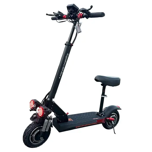 Электросамокат KUGOO M4 Max+ Plus NFC key | DUAL motor 23Ah 2000W | ПОЛНОПРИВОДНЫЙ (с сиденья) - фото 1