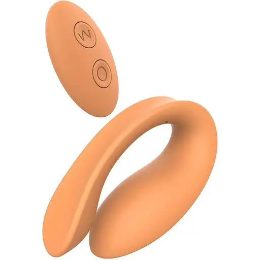 Вібратор Dreamtoys Glam Couples Vibrator 8.5 см помаранчевий