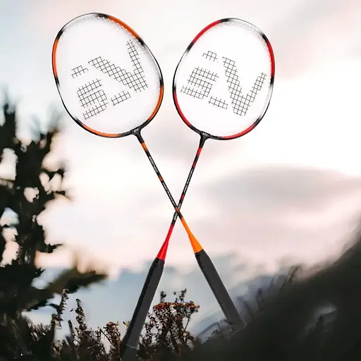 Набір для бадмінтону SportVida Pro 2 шт ракетки + волан (SV-SE0002) - фото 8