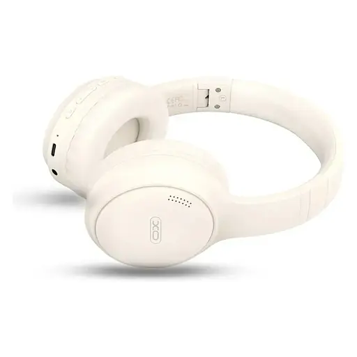 Бездротові навушники XO BE41, ANC, IPX5, BT5.3, AUX, 1000mAh, 60h, white - фото 4