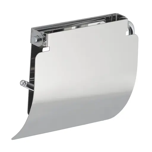 Паперотримач з кришкою Zerix LR504 ZX2705 Хром - фото 2