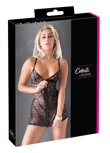 Міні-сукня Cottelli Lingerie Lace, S (чорний) - фото 6