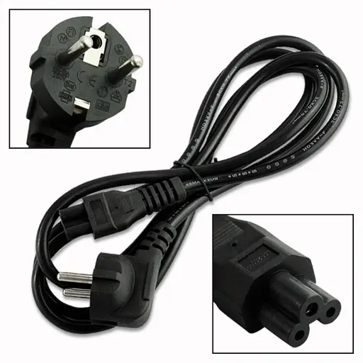 Шнур мережний Ritar 3 піновий міккі-маус Євро 1.8 м чорний - фото 2