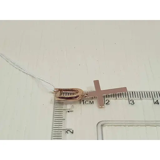 Золоті сережки Favoritum Хрестики. 210180 - фото 5