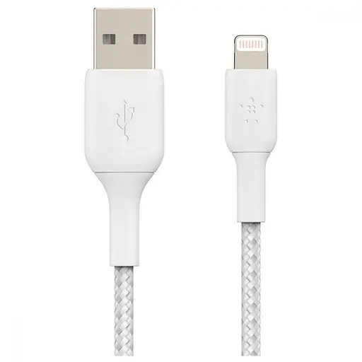 Кабель Lightning Belkin USB-A - Lightning 2m White (CAA002BT2MWH) - фото 2