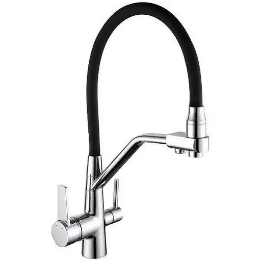 Змішувач комбінований для кухні Zegor SAM18-F165KB осмос 30412 - фото 1