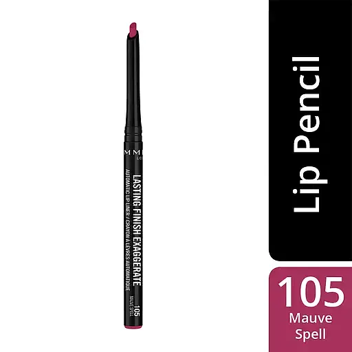 Карандаш для губ Rimmel Lasting Finish Exaggerate тон 105 (Mauve Spell) 0.35 г (8000019858683) - фото 3