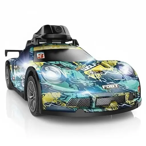 Радиоуправляемая машина LH-C 076-01 с Wi-Fi камерой FPV, управление из приложения, аккумулятор 3.7V, Зеленая