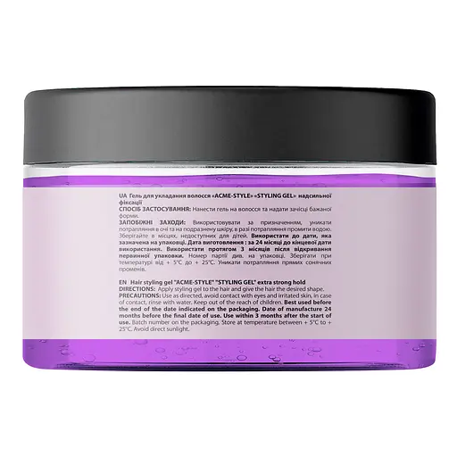 Гель для укладки волос Fortesse Professional Styling Gel сверхсильной фиксации 100 мл - фото 3