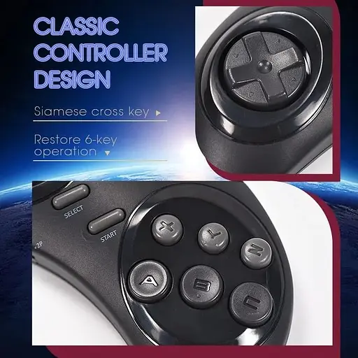 Ретро игровая приставка Data Frog Y2 SG HDMI Dongle 16-bit 900 in 1 [58259] - фото 7