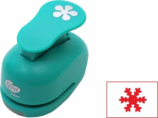 Фігурний діркопробивач Сніжинка 2 1,6см Rosa Talent - фото 1