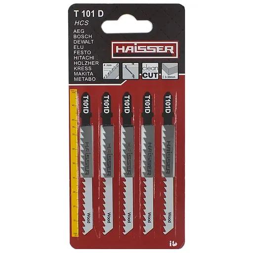 Пильное полотно Haisser T101D для дерева 75 мм 5 шт. (16568)