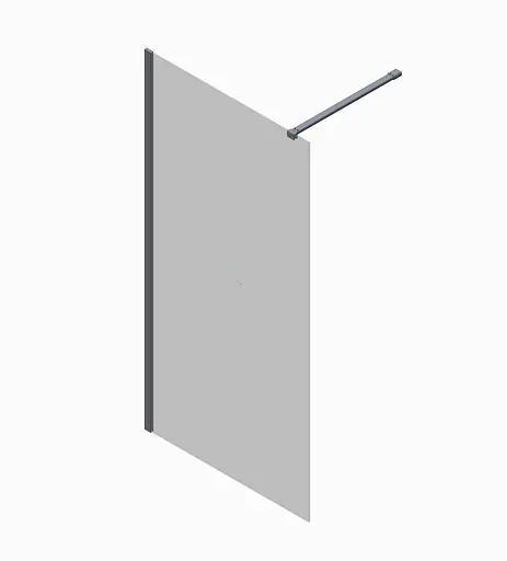 Душова перегородка Koer SR SP01-120x200-TR-01 Walk-In прозоре скло Easy Clean 8 мм, хром KR5394, прозоре, хром - фото 6