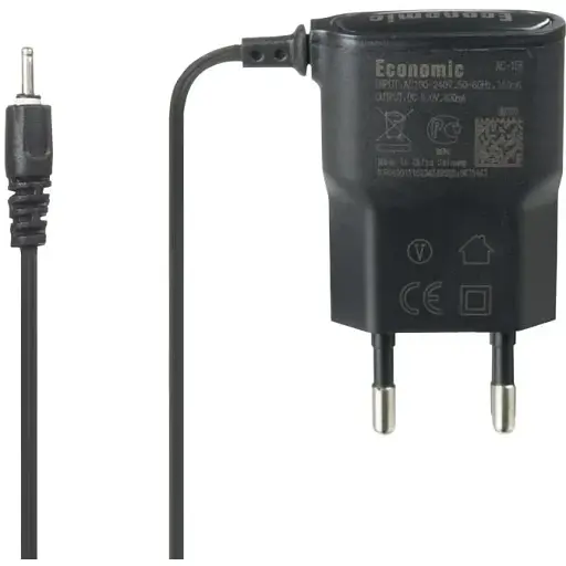 Зарядное устройство для Nokia тонкий штекер 2 мм Economic - фото 1