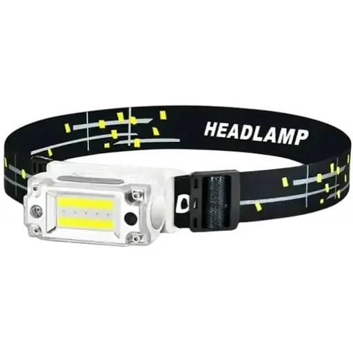 Налобный фонарь многофункциональный Bailong T133 с сенсором встроенным аккумулятором и USB зарядкой - фото 1