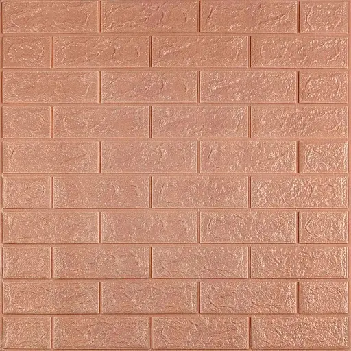 3D панель самоклеящийся кирпич Пудра 700х770х5мм SW-00001801 - фото 1