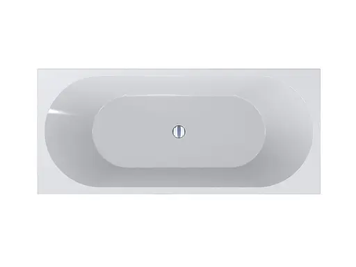 Ванна Mraggo Tasmana глянцевая из литого мрамора 1800x800x485 00312901 Белый - фото 2