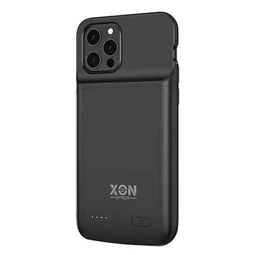 Чехол-аккумулятор XON PowerCase для iPhone 12 6800 mAh Черный (PCBS1112168B 2841) - фото 2