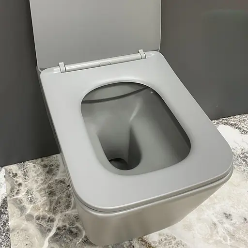 Подвесной унитаз VBI Caprera grey matt VBI-020303, Серый - фото 2