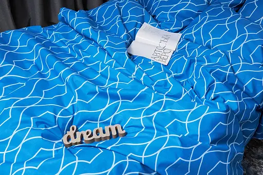 Комплект постельного белья Moon&Star Микросатин Premium Ocean Breeze полуторный 143х210 наволочки 2х70х70 - фото 5