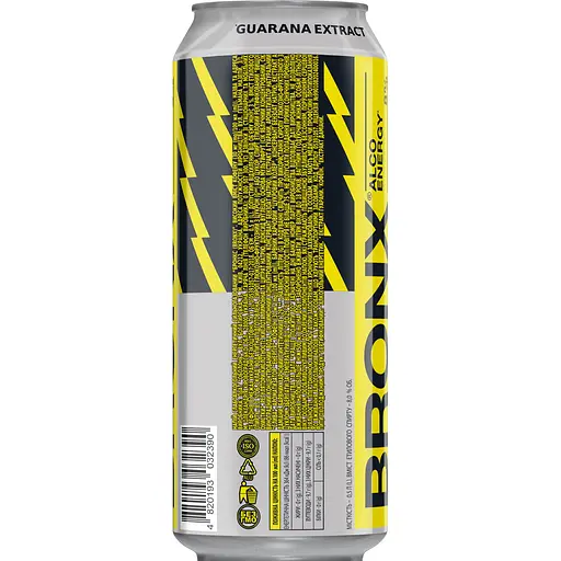 Напій слабоалкогольний енергетичний Bronx 8% 0.5 л з/б (781556) - фото 2