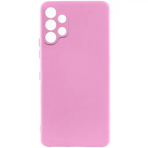 Чохол TPU Getman Liquid Silk Full Camera для Samsung Galaxy A32 4G Рожевий / Pink