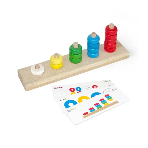 Детская развивающая игра "Пирамидка-считалочка" Igroteco 900439 - фото 1