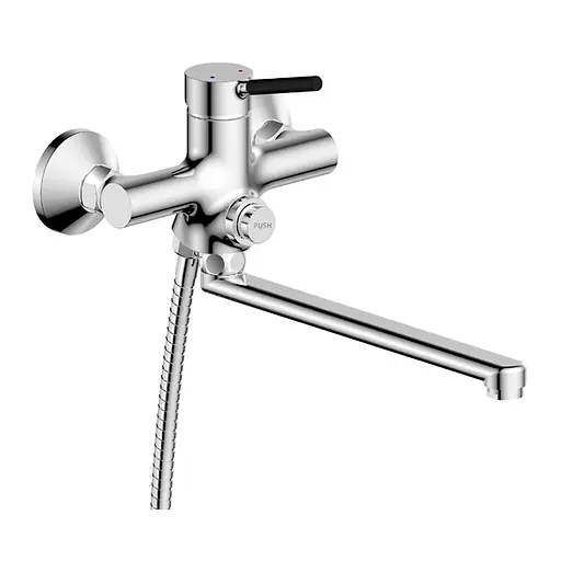 Змішувач для ванни Mixxus Premium Adam 006 Button MI5824 Хром - фото 1