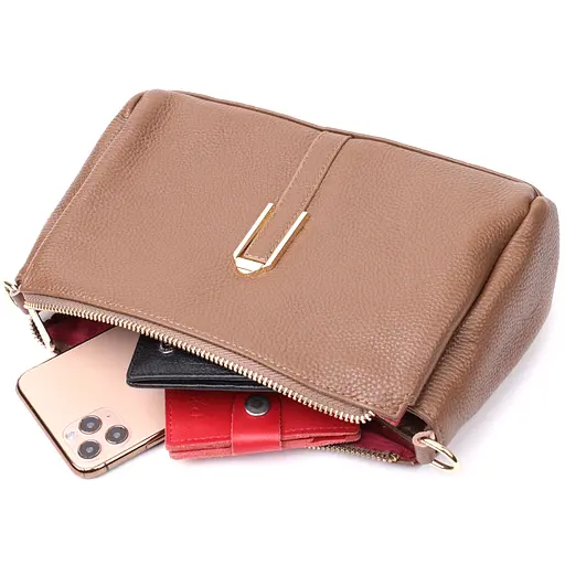 Кожаная сумка женская Vintage 24х16х6.5 см sum0024809 - фото 7