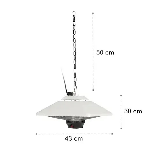 Інфрачервоний нагрівач Blumfeldt Heat Square 1000/2000 Вт (10035345) - фото 2