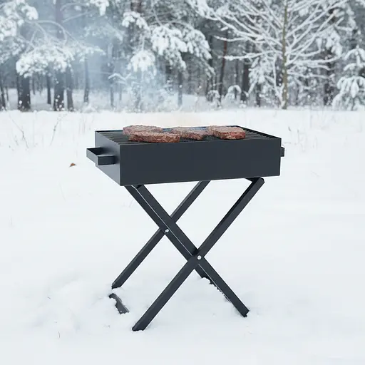 Мангал розкладний 30*40 см - фото 8